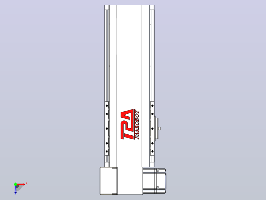 皮带直线轴半封闭可选导轨TPA-HNB-120D-110-L150-LP-Y-P40-N3俯视缩略图