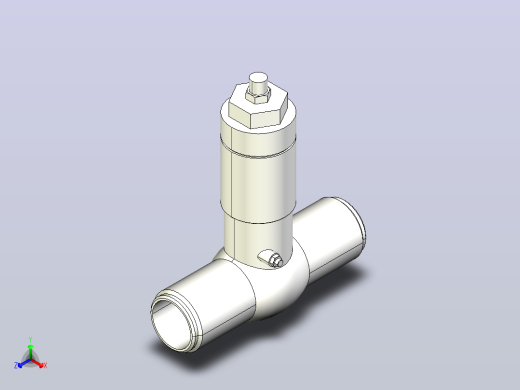 H64Y-1500Lb 电站止回阀[2.5]正等轴测缩略图