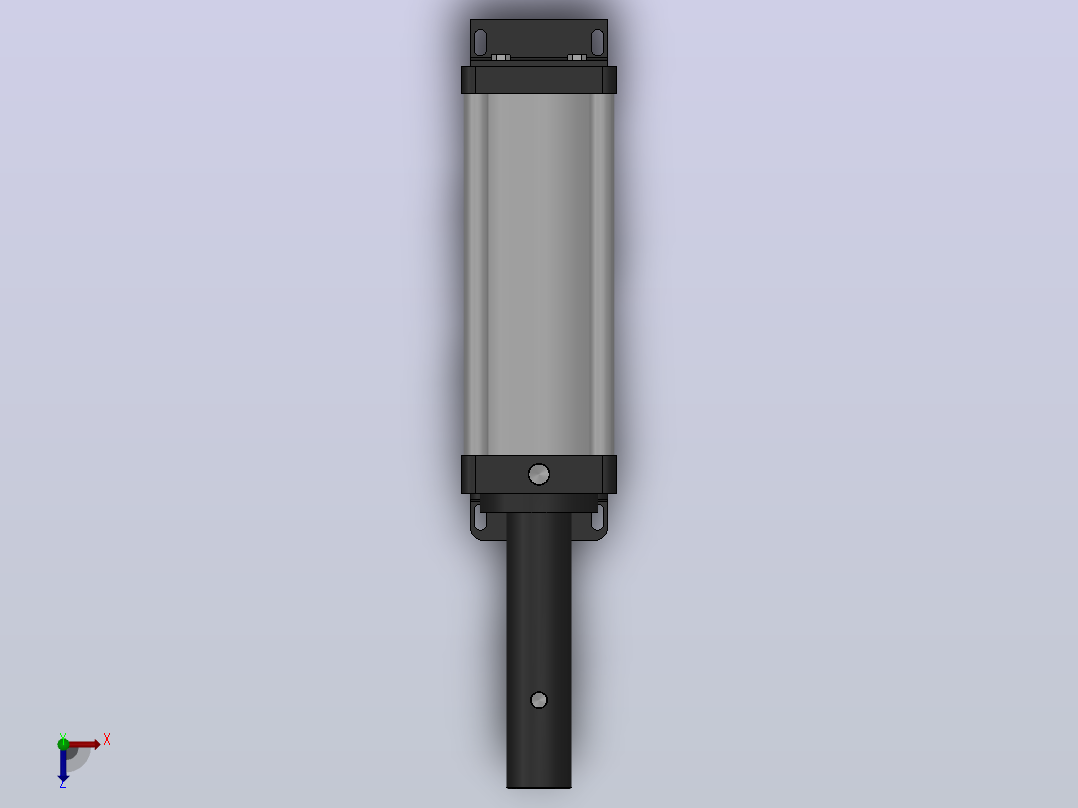 MHD油桶分离型增压器[MHD-80-11-M-120-S1]俯视图
