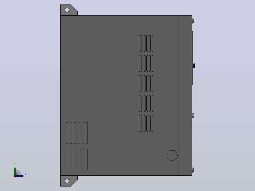 BD330系列高性能矢量变频器[BD330-5R5G-2]左视图