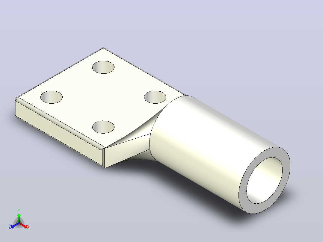 变电站NEMA 4高压变电站杆连接器主视图