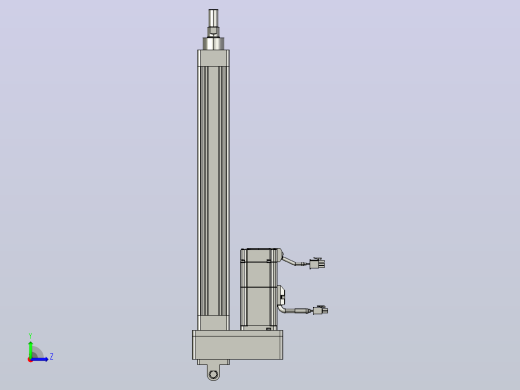 轻载电动缸TPA-ESR40-1210C-L300-MR-CB-W-P40-C3左视缩略图