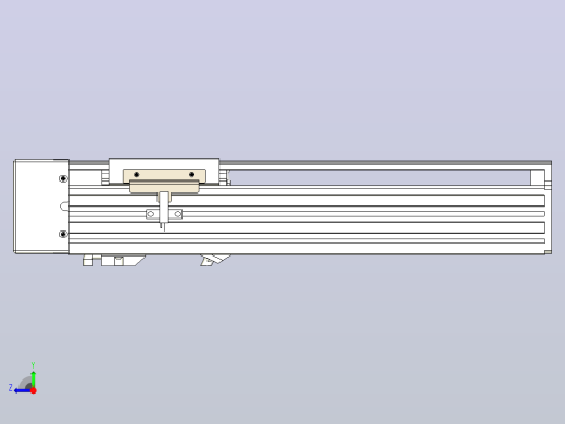 日规模组半封闭丝杆TPA-HNR-85S-1610C-L200-ML-Y-P20-N3右视缩略图