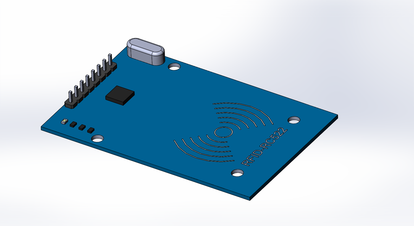 MFRC522简单型号-基于MFRC522芯片的RFID 13.56MHz读卡器