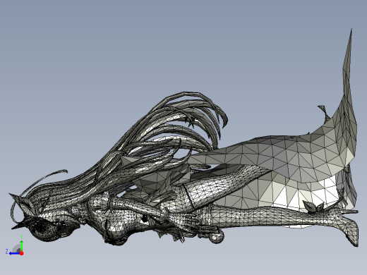 日式 卡通角色 3D动漫模型右视缩略图