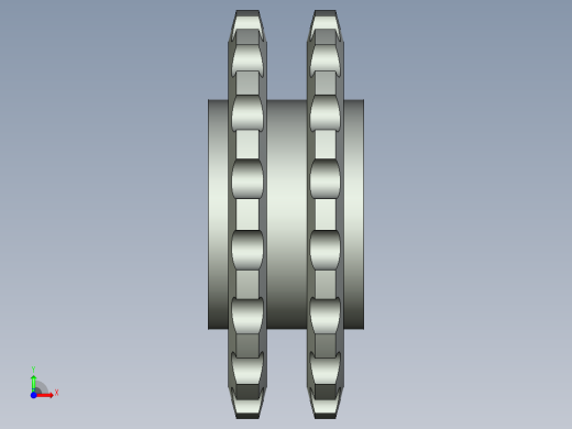 双排链轮12a 19.05-18前视缩略图