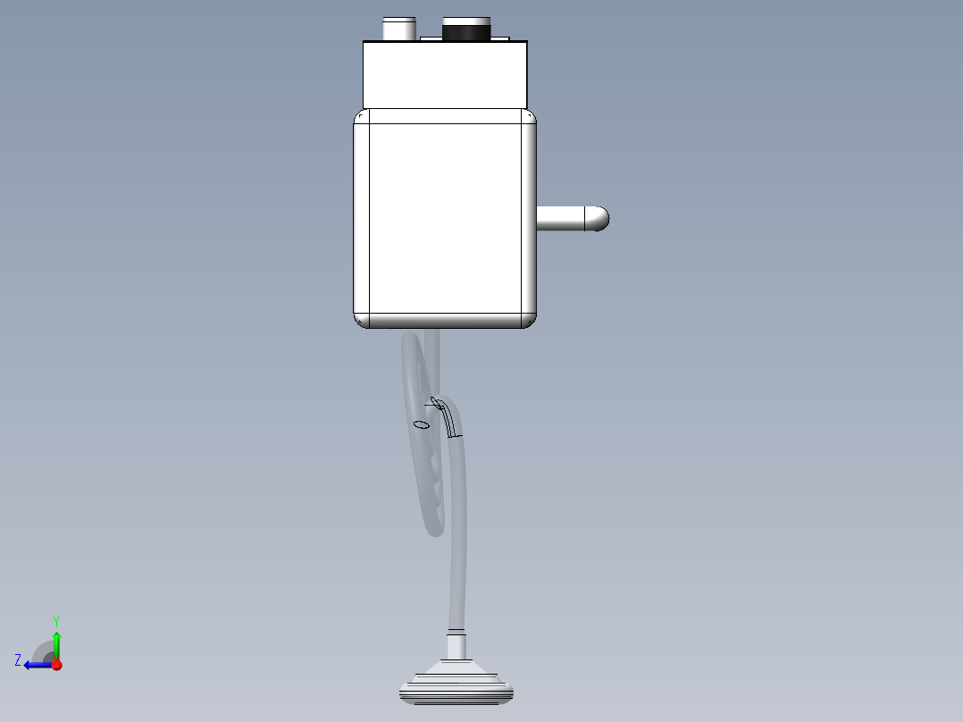 700呼吸机右视图