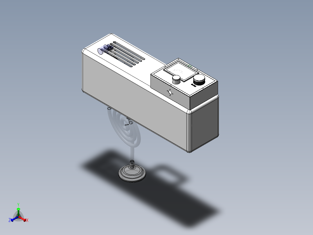 700呼吸机正等轴测图