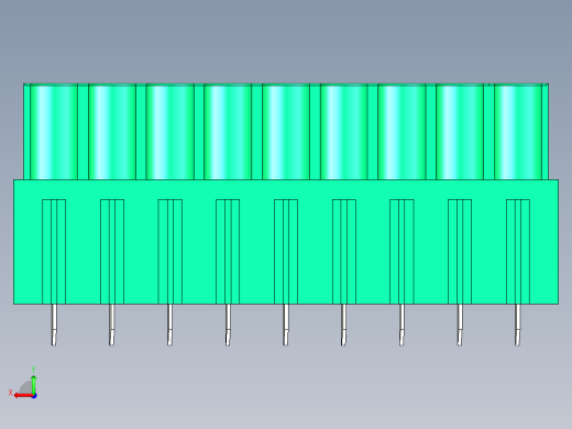 DEGSON 2EDG 系列 5.0mm 可插拔接线端子组-2EDGB-5.0-09P-14-00AH后视缩略图