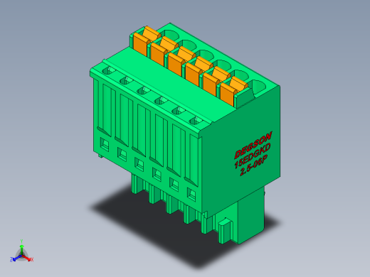 DEGSON 15EDG 系列 2.5mm 接线端子包-15EDGKD-2.5-06P-14-00AH