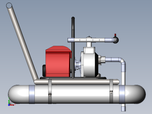 气垫船模型图前视缩略图