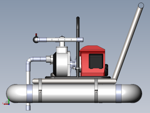 气垫船模型图后视缩略图