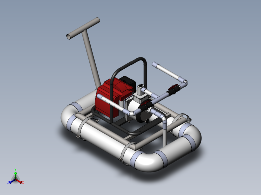 气垫船模型图正等轴测缩略图