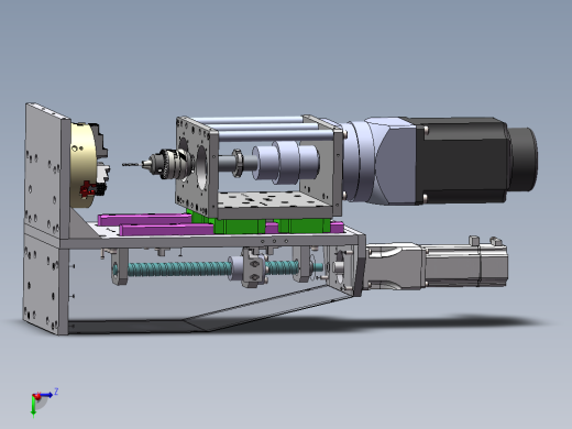 创小型卧式无极调速自动钻孔机+说明书