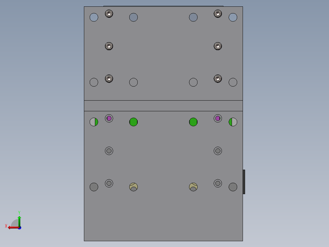 创小型卧式无极调速自动钻孔机+说明书后视图