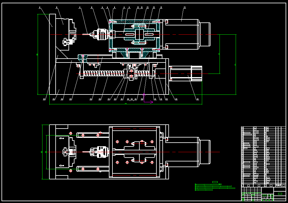 创小型卧式无极调速自动钻孔机+说明书