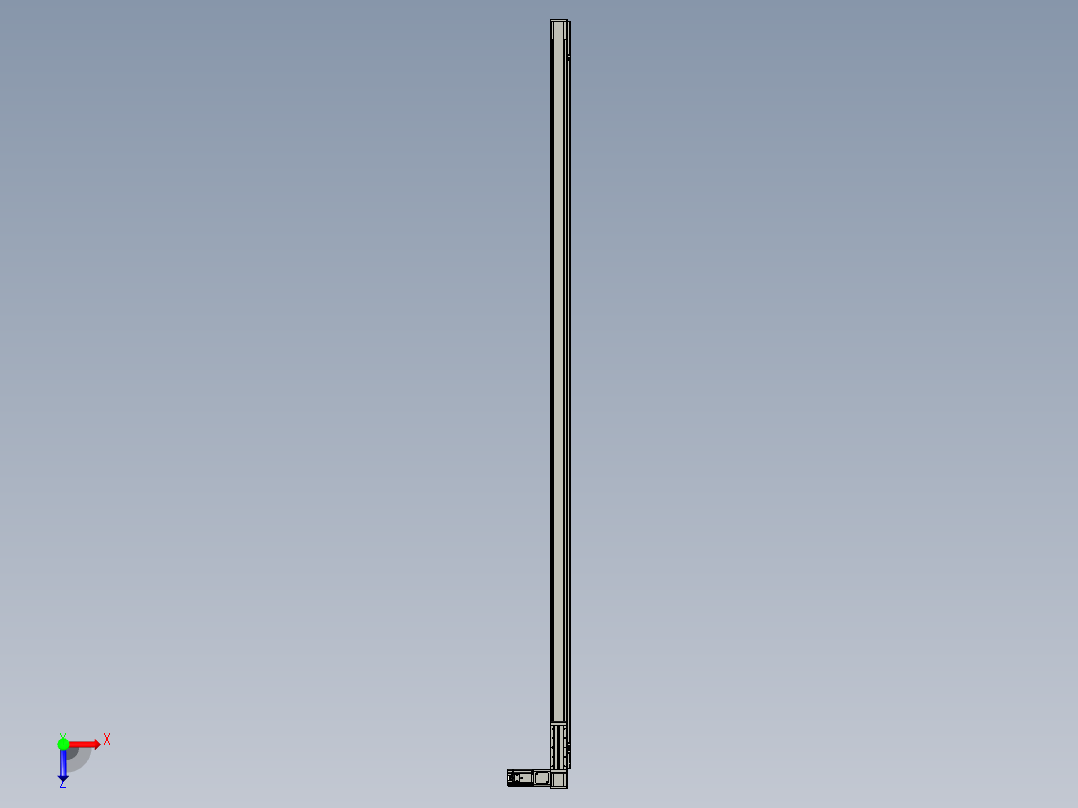 欧规系列-LB8-L150-S3300-BR-ZP75-C3俯视图