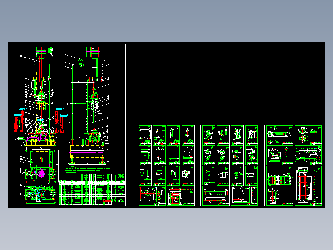 JX716-齿轮式机油泵齿轮轴总成压装机压装臂的机械结构设计