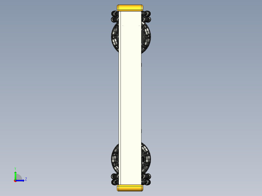 全向轮 底盘 (12)左视图