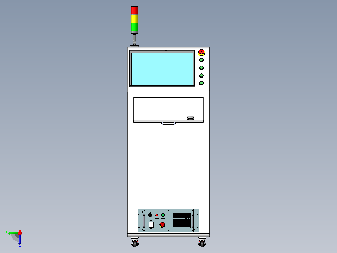 操作控制台A2前视图