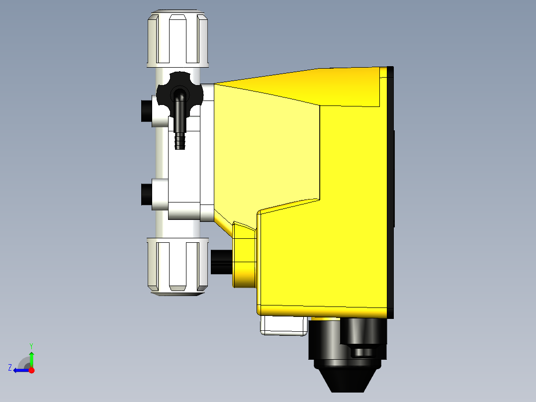 计量泵OLIMPIA低流量右视图