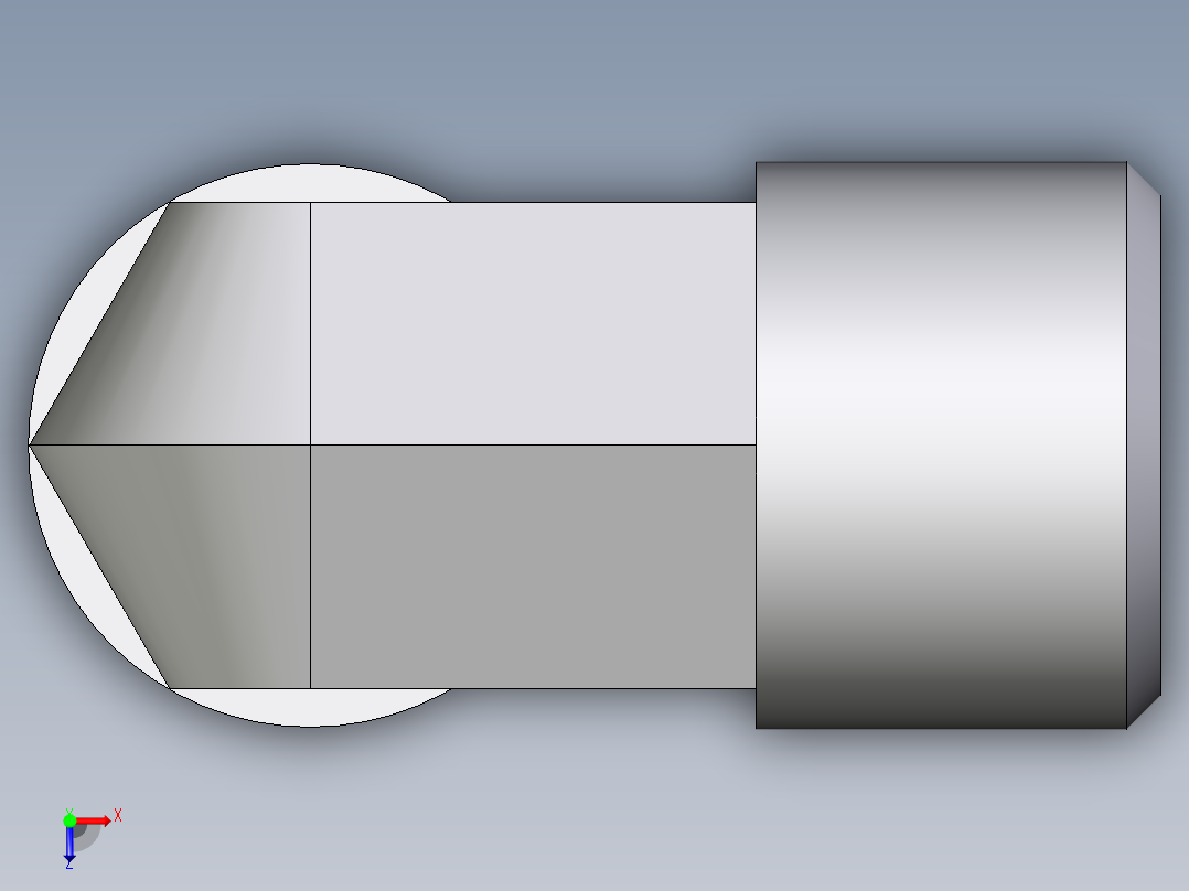 卡套式工业通用硬管接头EO_Male_stud_elbow_WE08LR71X俯视图
