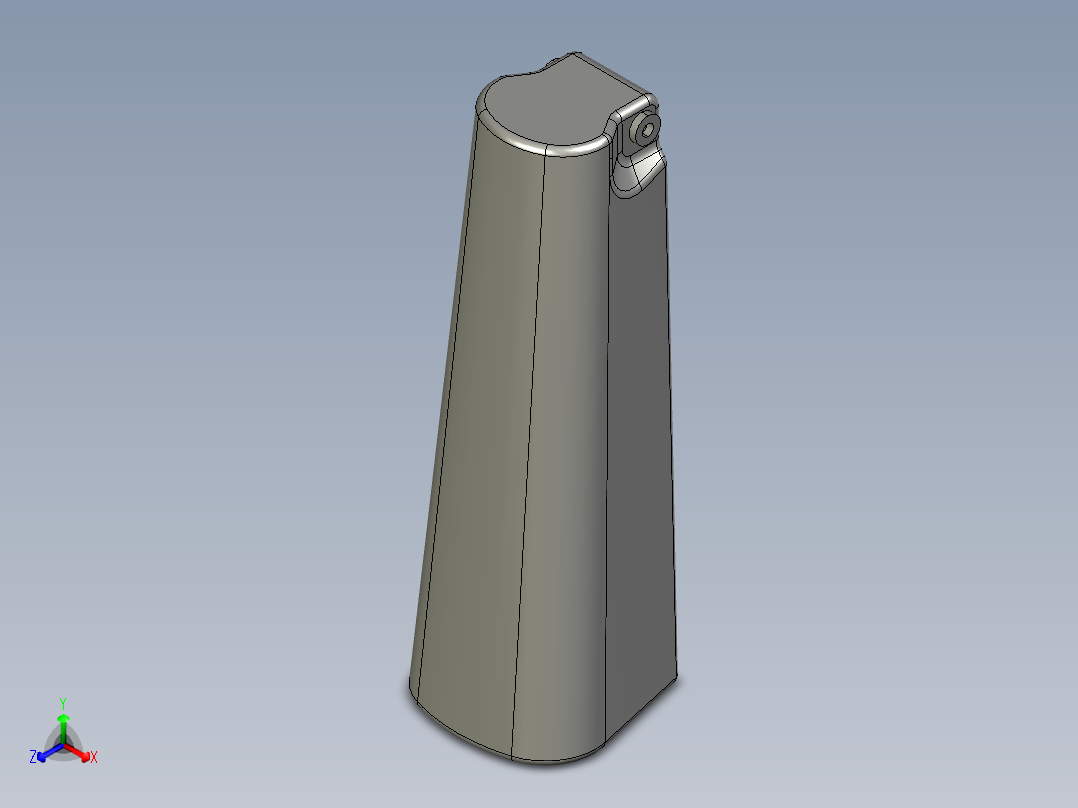 MP5冲锋枪正等轴测图