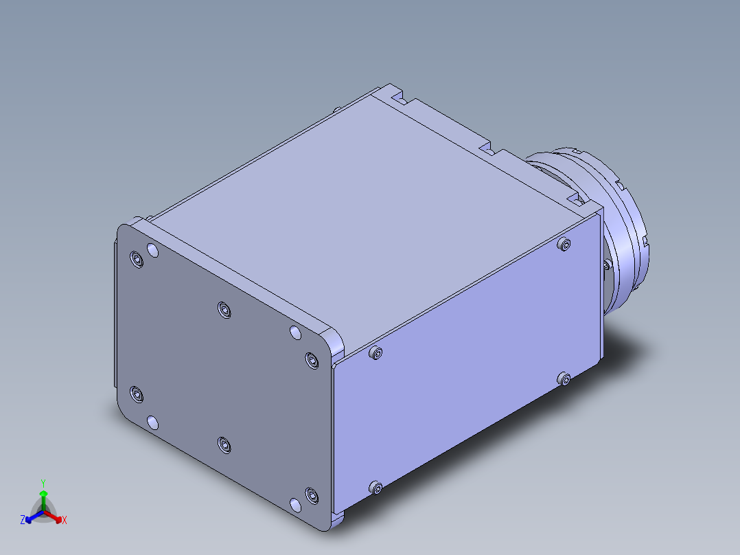 一种scara机器人结构设计（二维+三维+说明书）正等轴测图