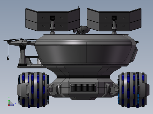 火星探索实验车左视缩略图
