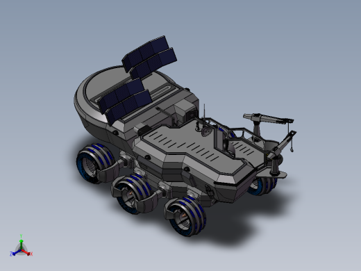 火星探索实验车正等轴测缩略图