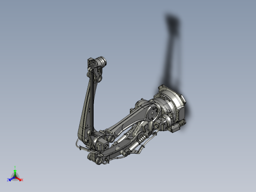 川崎cp300L四轴工业码垛机器人三维模型资料