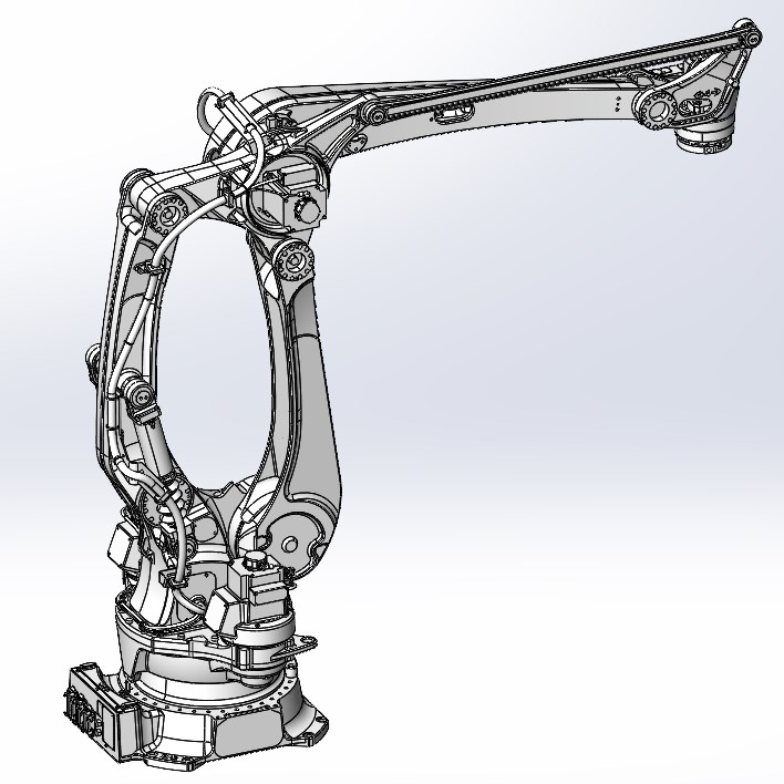 川崎cp300L四轴工业码垛机器人三维模型资料