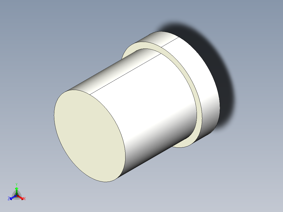 定位珠(塑膠本體)2208-3D多系列多零件图纸模型主视图