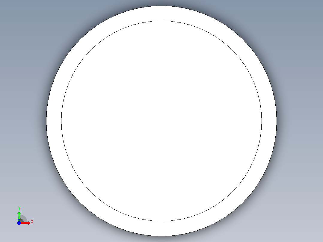 定位珠(塑膠本體)2208-3D多系列多零件图纸模型前视图