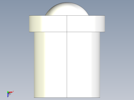 定位珠(塑膠本體)2208-3D多系列多零件图纸模型俯视缩略图