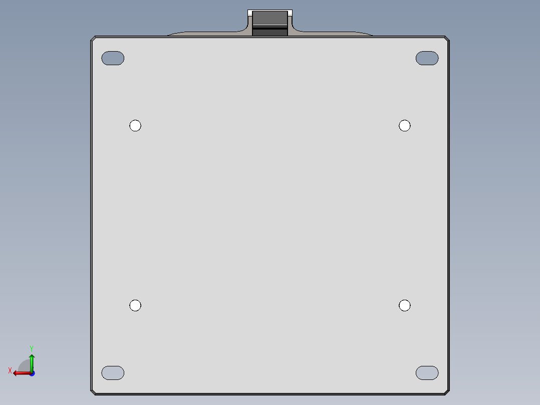 调节旋钮埋钉治具后视图