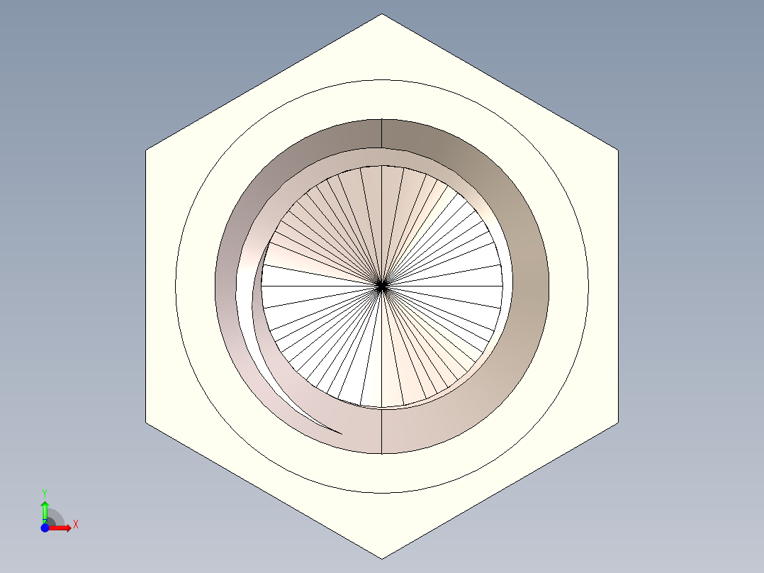 M3 L10毫米自动夹紧支架前视图
