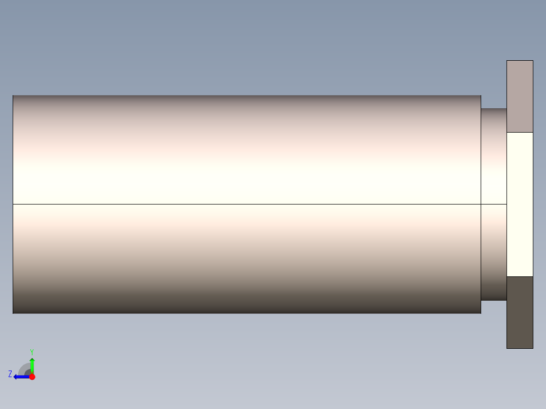 M3 L10毫米自动夹紧支架右视图