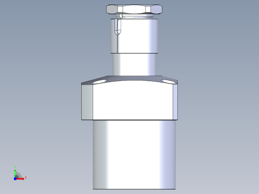 KOSMEKLHA1050-SR-Y45多系列多零件图纸模型前视缩略图