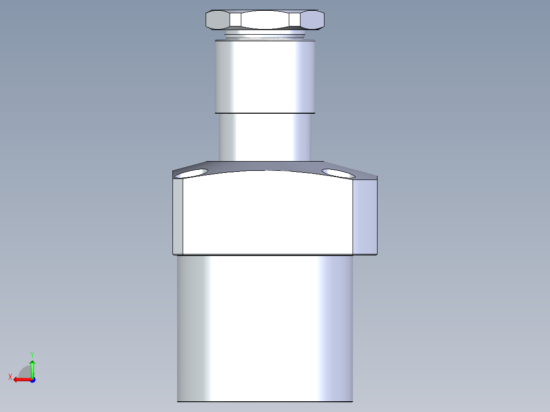 KOSMEKLHA1050-SR-Y45多系列多零件图纸模型后视图