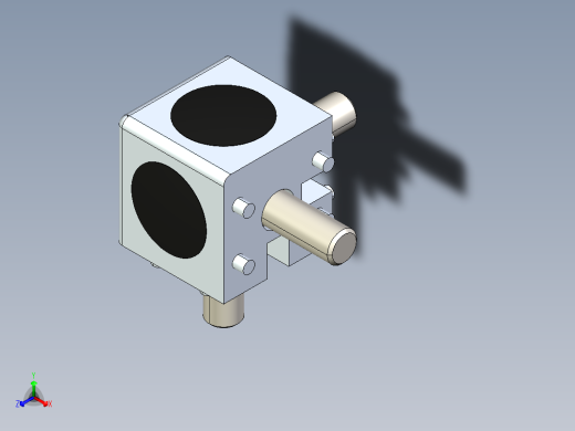 型材-BR 3D 30X30 CUBIC CONNECTOR KJN524479正等轴测缩略图