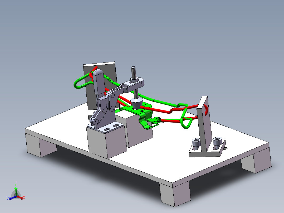 弹簧组件装配防错工装MF