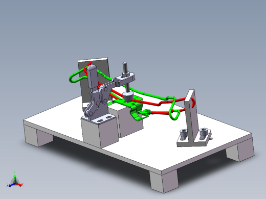 弹簧组件装配防错工装MF