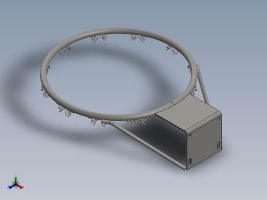 篮球筐正等轴测缩略图