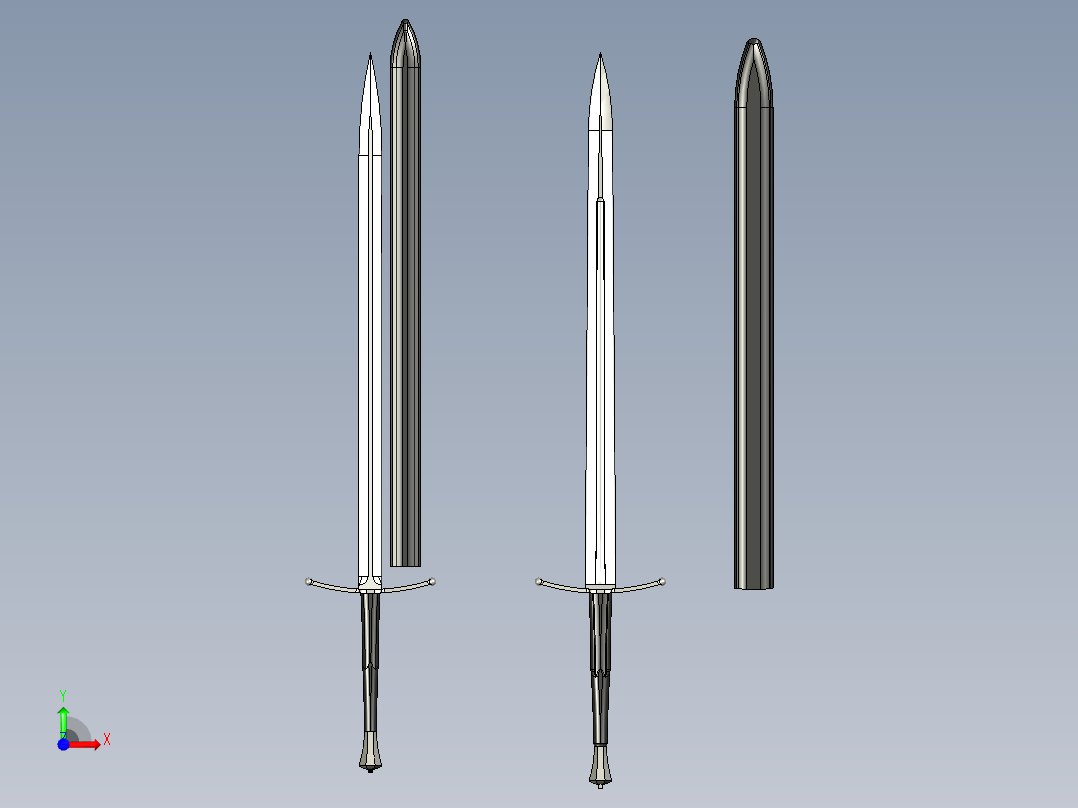 剑、宝剑(148)前视图