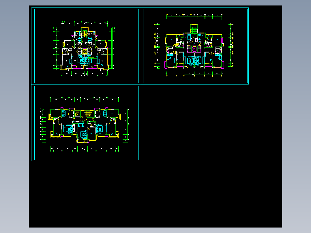 小高层户型平面