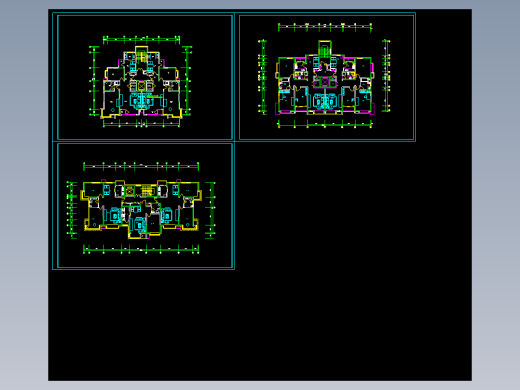 小高层户型平面