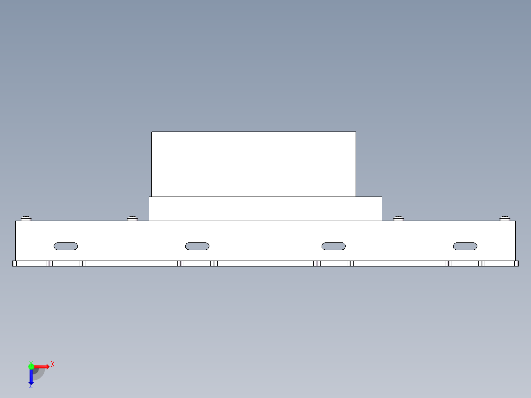 控制设备屏幕壳俯视图