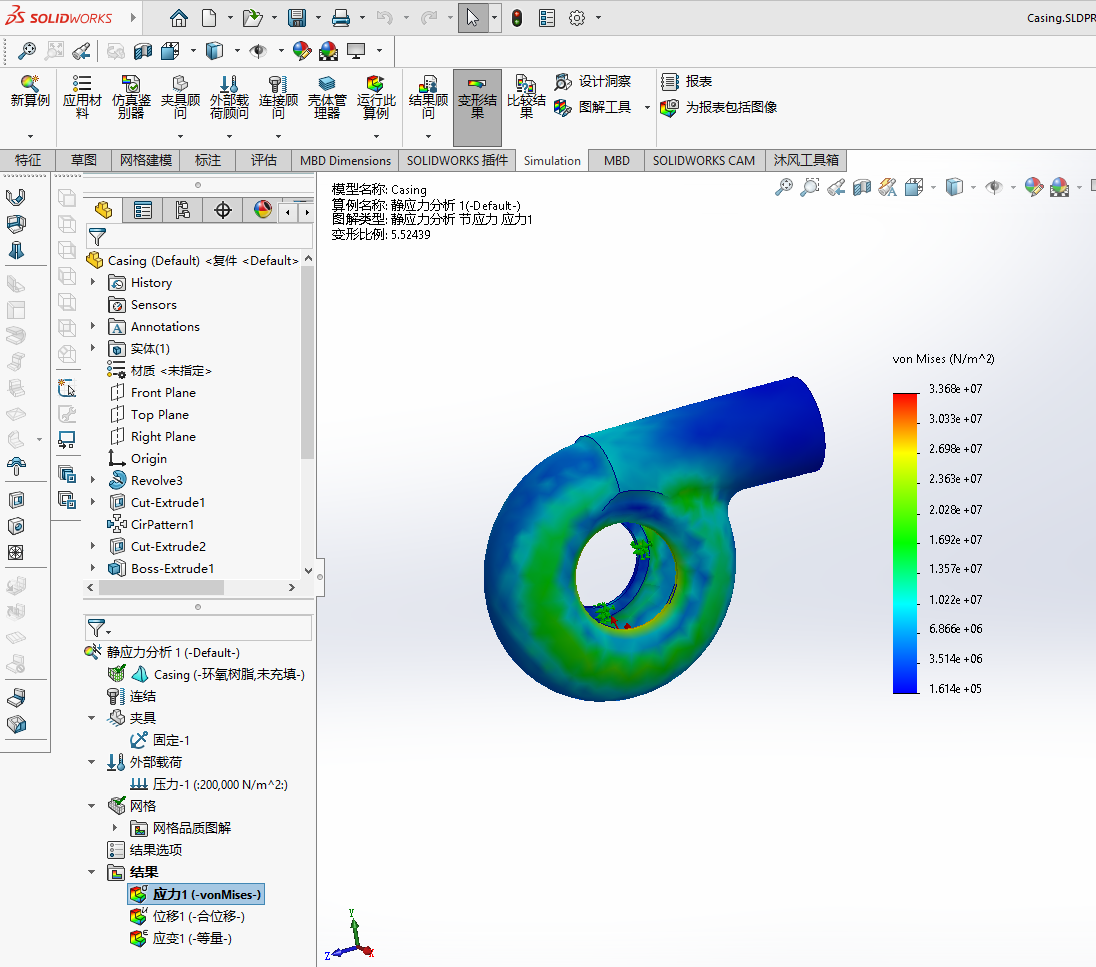 混流式水轮机模型