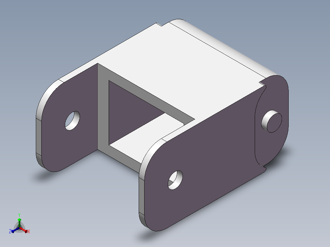 拖链 文依 15-20-R28正等轴测图